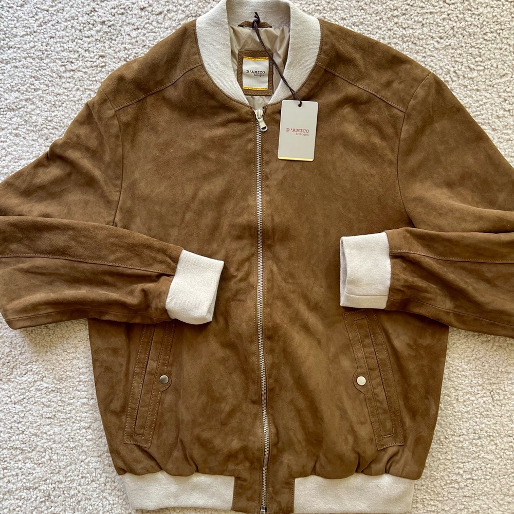 Brown Suede Men's Jacket